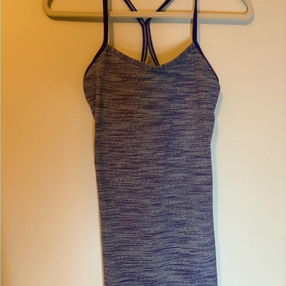 Lululemon tank- good condition but slight stain on inside bra lining shown.